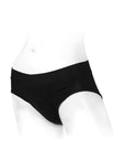 SpareParts Tomboi Rayon Brief Harness Black Size S