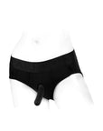 SpareParts Tomboi Rayon Brief Harness Black Size S