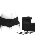 SpareParts Sasha Harness Black/Black Nylon - XL