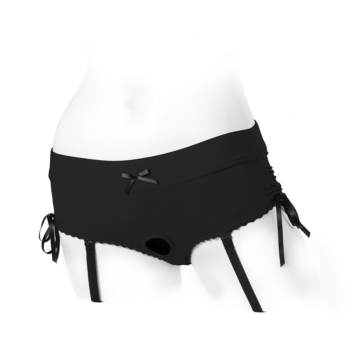 SpareParts Sasha Harness Black/Black Nylon - 3X