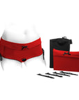 SpareParts Sasha Harness Red/Black Nylon - Small