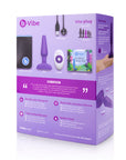 B-Vibe Trio Plug - Purple