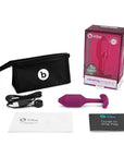 B-Vibe Vibrating Snug Plug 2 (M) - Rose