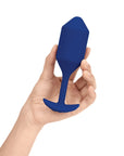 B-Vibe Vibrating Snug Plug 4 (XL) - Navy