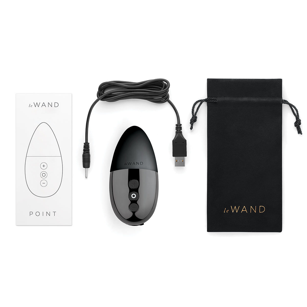 Le Wand Chrome Point - Black