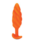 B-Vibe Texture Plug Swirl Orange (Medium)