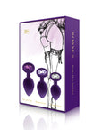 Rianne S Booty Plug Set 3-Pack - Purple