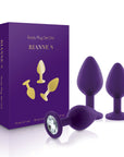 Rianne S Booty Plug Set 3-Pack - Purple