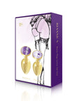 Rianne S Booty Plug Set 2-Pack - Gold