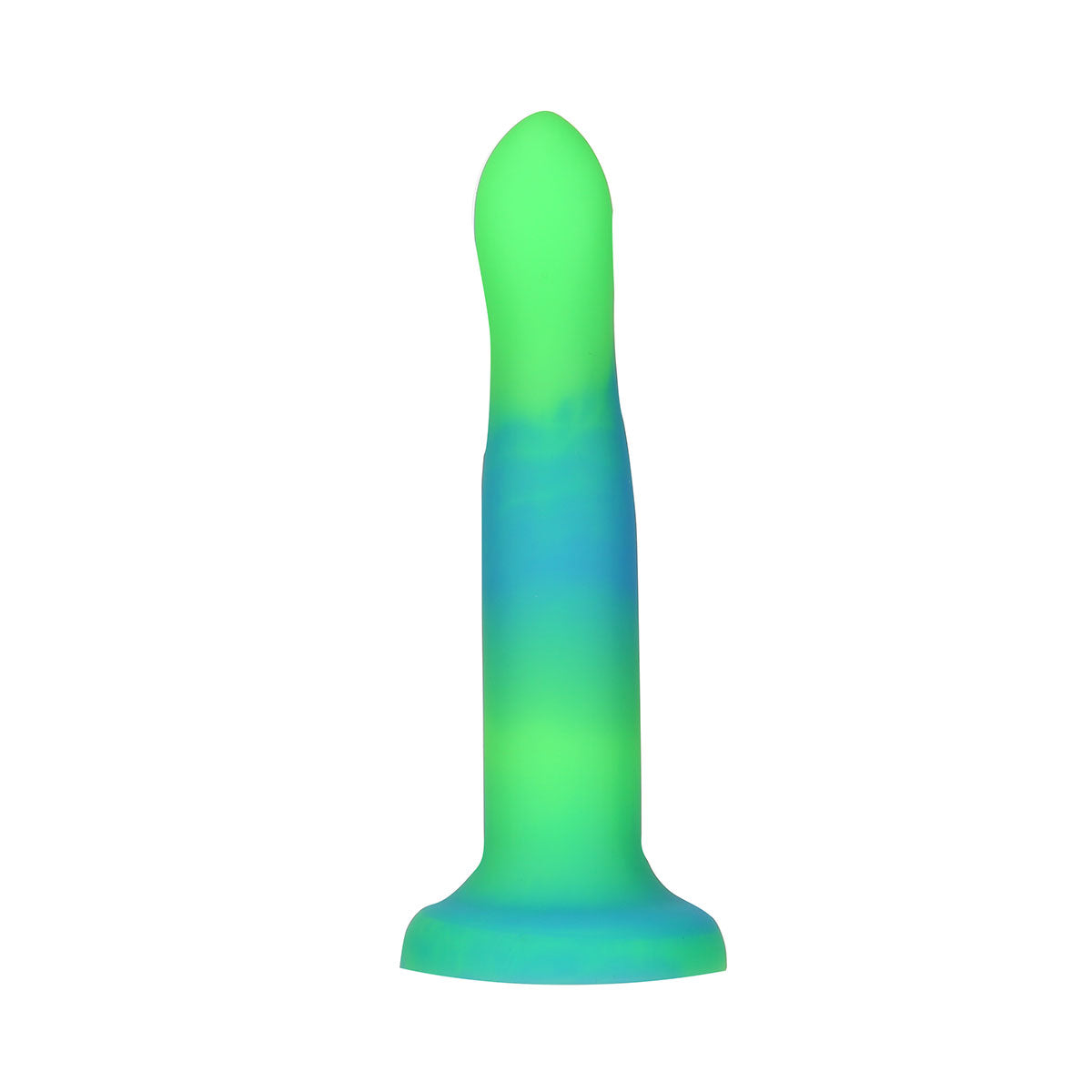 Addiction Glow-in-the-Dark Rave Dil 8&quot; - Green Blue