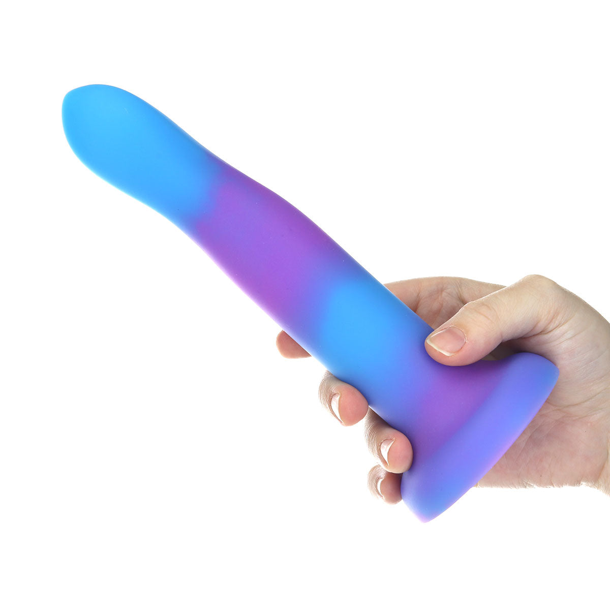 Addiction Glow-in-the-Dark Rave Dil 8&quot; - Purple Blue