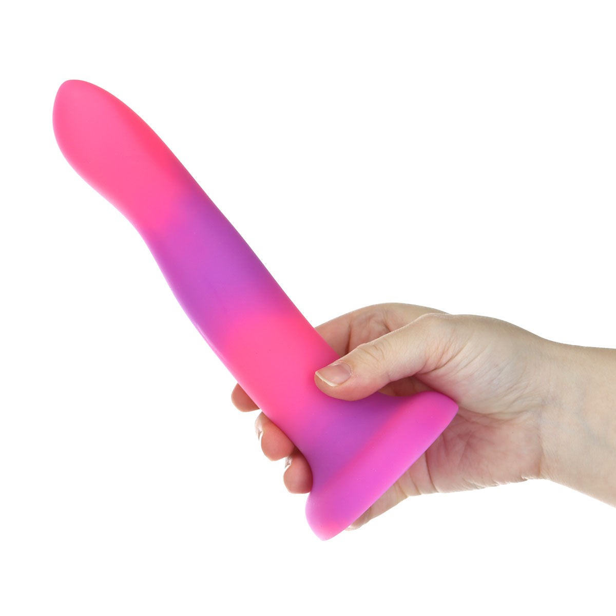 Addiction Glow-in-the-Dark Rave Dil 8&quot; - Pink Purple