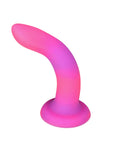 Addiction Glow-in-the-Dark Rave Dil 8" - Pink Purple