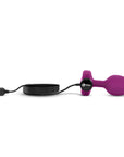 B-Vibe Vibrating Jewel Plug Small/Medium - Fuchsia