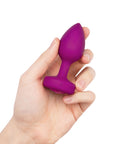 B-Vibe Vibrating Jewel Plug Small/Medium - Fuchsia