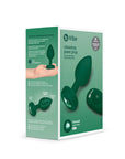 B-Vibe Vibrating Jewel Plug Medium/Large - Emerald