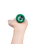 B-Vibe Vibrating Jewel Plug Medium/Large - Emerald