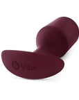 B-Vibe Snug Plug 5 (XXL) - Dark Red