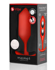 B-Vibe Snug Plug 6 (XXXL) - Red