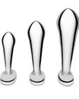 B-Vibe Stainless Steel P-Spot Training Set