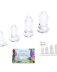 B-Vibe Glass Anal Dilators Set