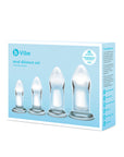 B-Vibe Glass Anal Dilators Set