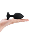 B-Vibe Vibrating Jewel Plug 2XL - Black