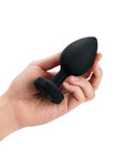 B-Vibe Vibrating Jewel Plug 2XL - Black