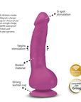 Gvibe Greal MINI with Suction Cup - Fuchsia