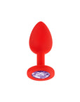 Luv Inc Jeweled Plug Small - Red