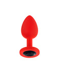 Luv Inc Jeweled Plug Small - Red