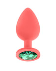 Luv Inc Jeweled Plug Large - Coral