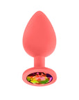 Luv Inc Jeweled Plug Large - Coral