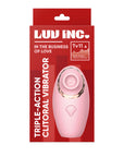 Luv Inc Triple-Action Clitoral Vibrator - Pink