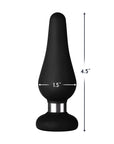 FORTO F-21 Tear Drop Medium Plug - Black