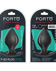 FORTO F-63 Rattler Plug Medium - Black