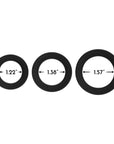 FORTO F-61 3pc C-Ring Set - Black