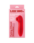 Luv Inc Pulsing Clitoral Stimulator - Red