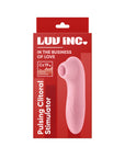 Luv Inc Pulsing Clitoral Stimulator - Light Pink