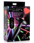 Booty Sparks Laser Heart Remote Butt Plug - Small