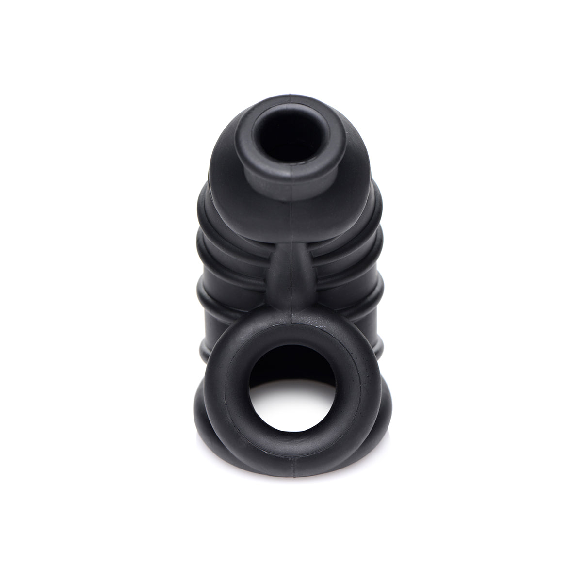 Master Series Dark Chamber Silicone Chastity Cage