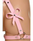 STRICT Bondage Harness with Bows Pink M/L