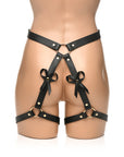 STRICT Bondage Harness with Bows Black XL-2XL