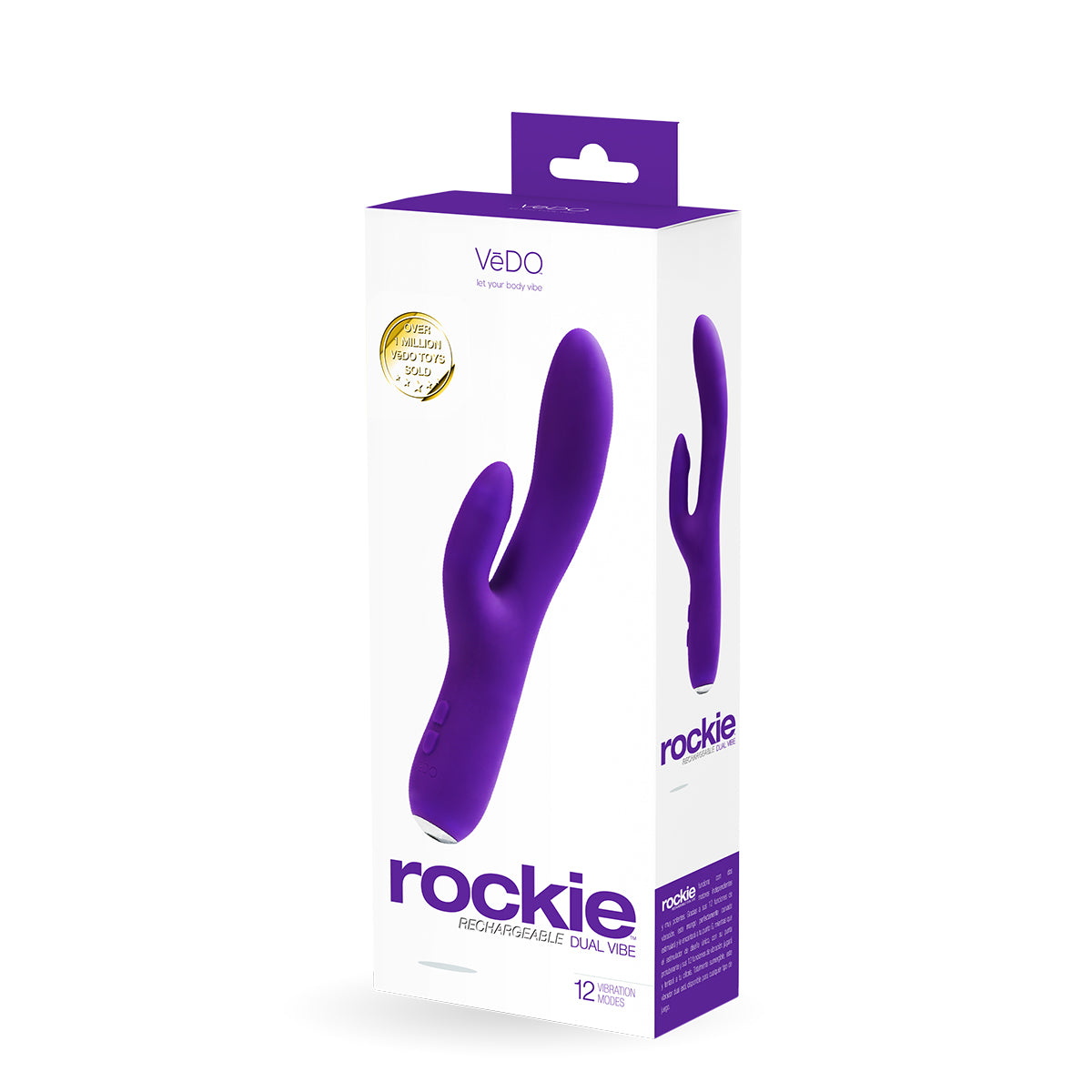 VeDO Rockie Dual Vibrator - Indigo