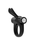 FORTO Vibrating Bunny C-Ring - Black