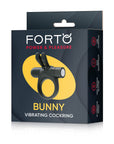 FORTO Vibrating Bunny C-Ring - Black