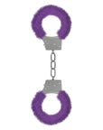 Shots Ouch! Beginner's Furry Handcuffs - Purple