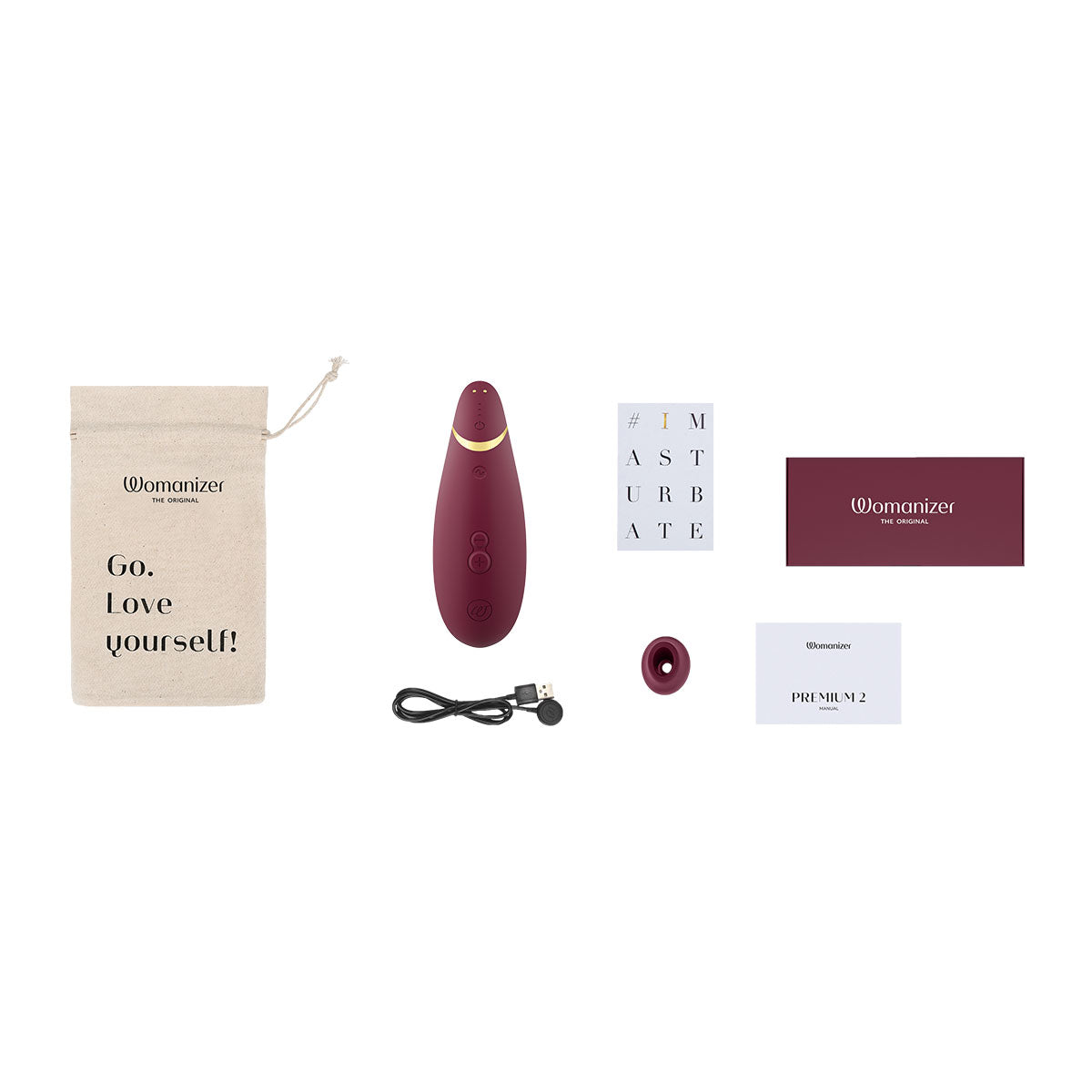 Womanizer Premium 2 - Bordeaux