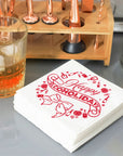 Twisted Wares Happy Alcoholidays Napkins