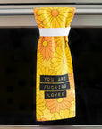 Twisted Wares You Are Fucking Loved Flour Towel Yellow